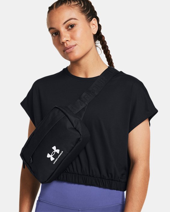 UA SportStyle Lite Waist Bag Crossbody, Black, pdpMainDesktop image number 4